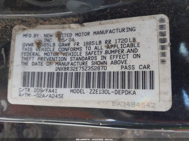 Toyota Corolla Ce