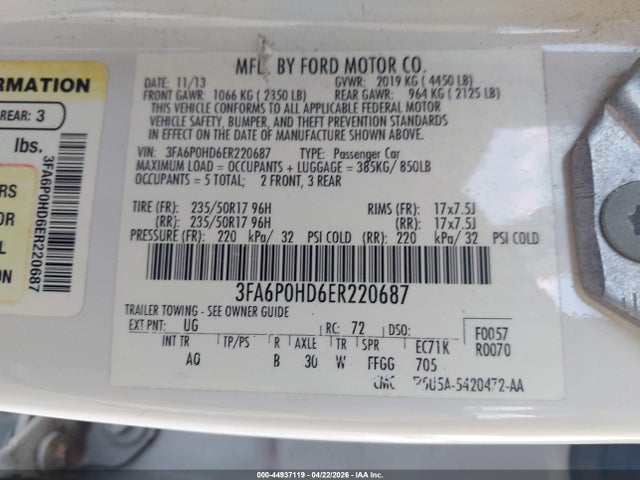 Ford Fusion Se