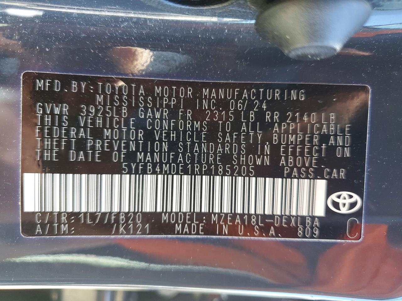 Toyota Corolla Le