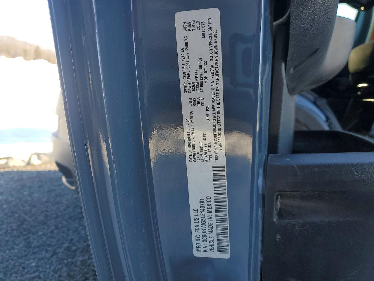 Ram Promaster 1500 High
