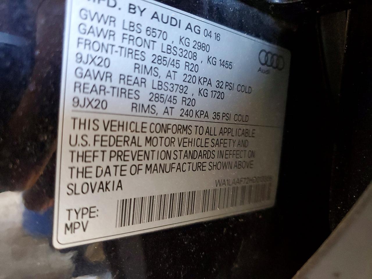 Audi Q7 Premium Plus
