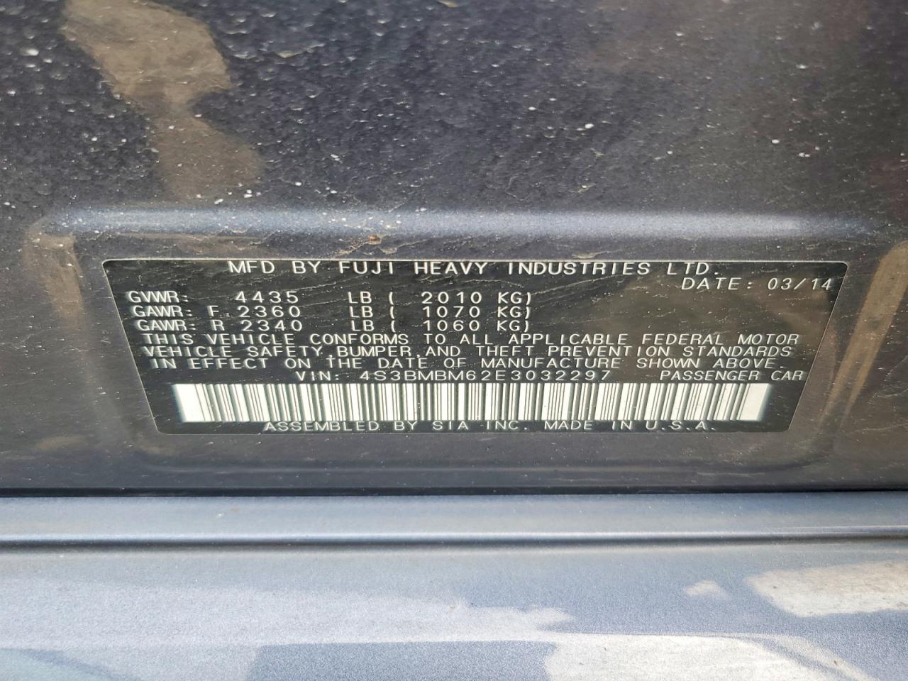 Subaru Legacy 2.5i Limited