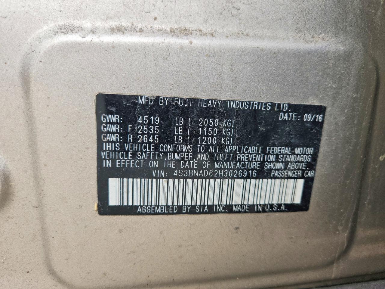 Subaru Legacy 2.5i Premium