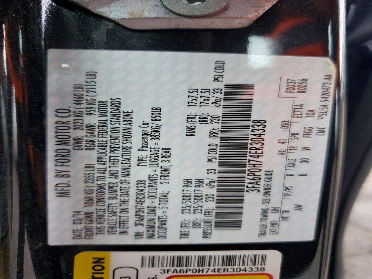 Ford Fusion Se