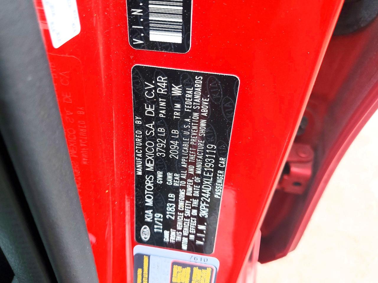 Kia Forte Fe
