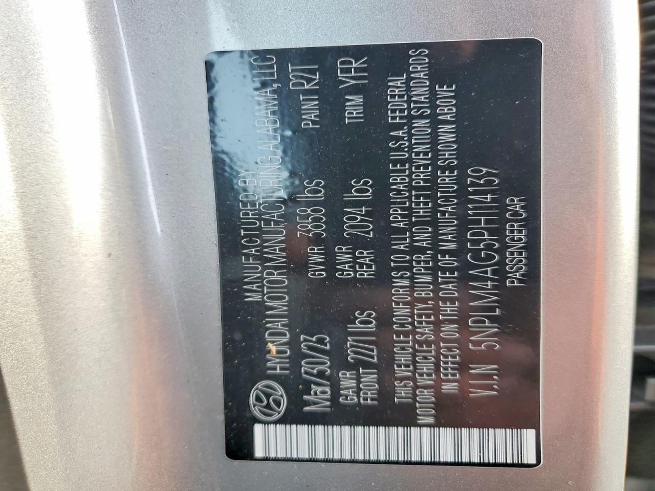 Hyundai ELANTRA Sel