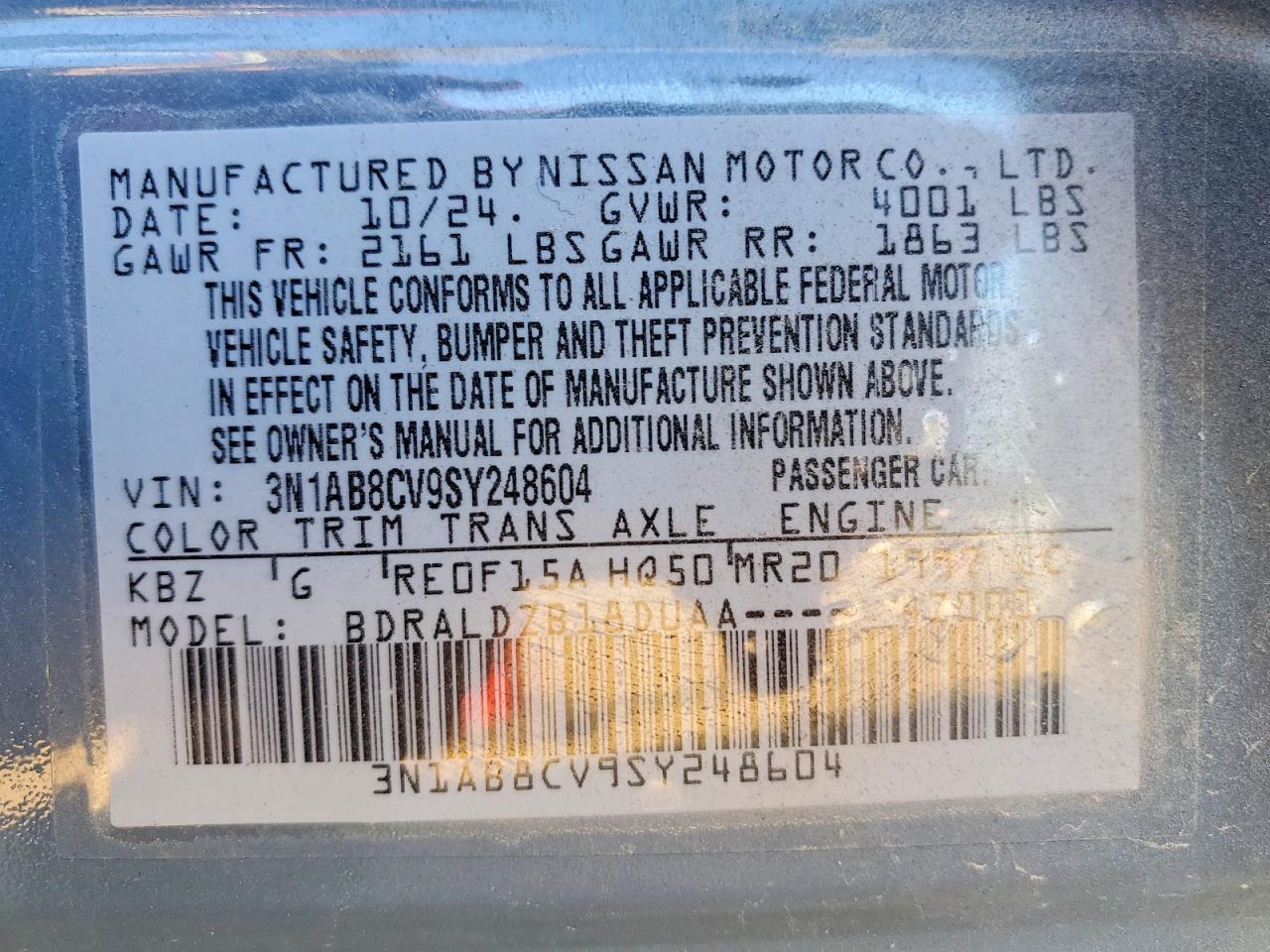 Nissan Sentra Sv