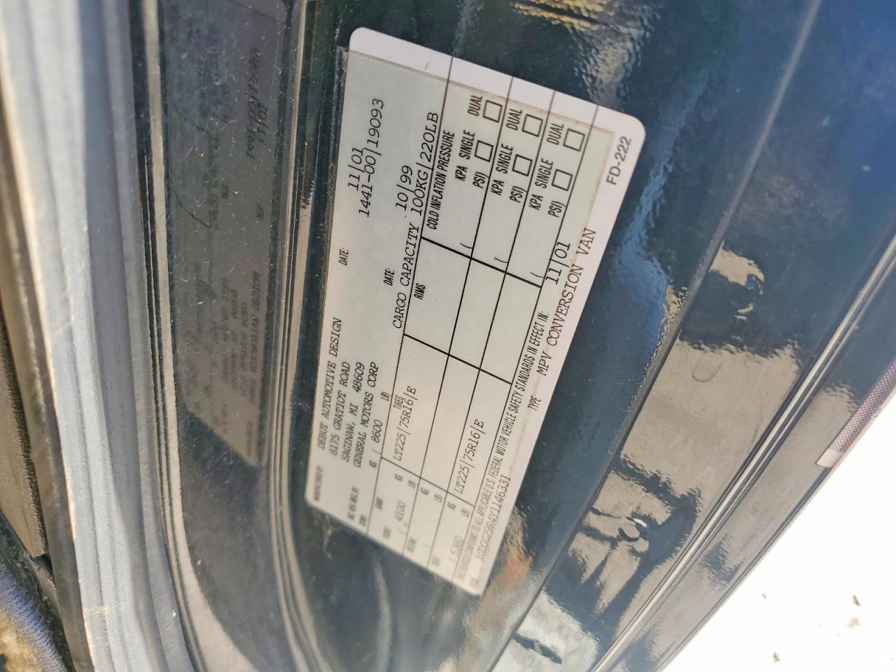GMC Savana Rv G2500