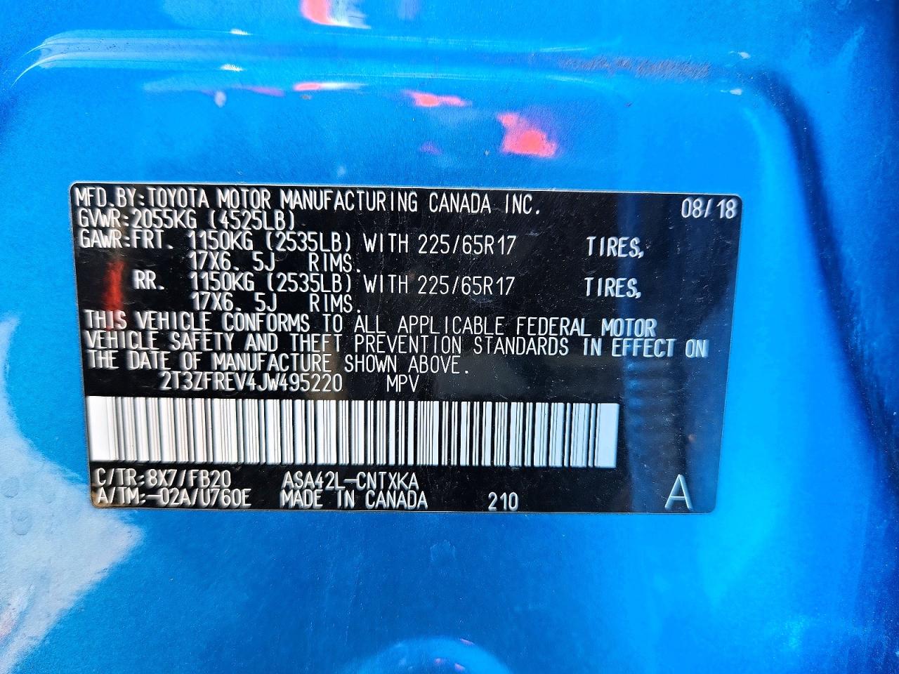 Toyota RAV4 Le