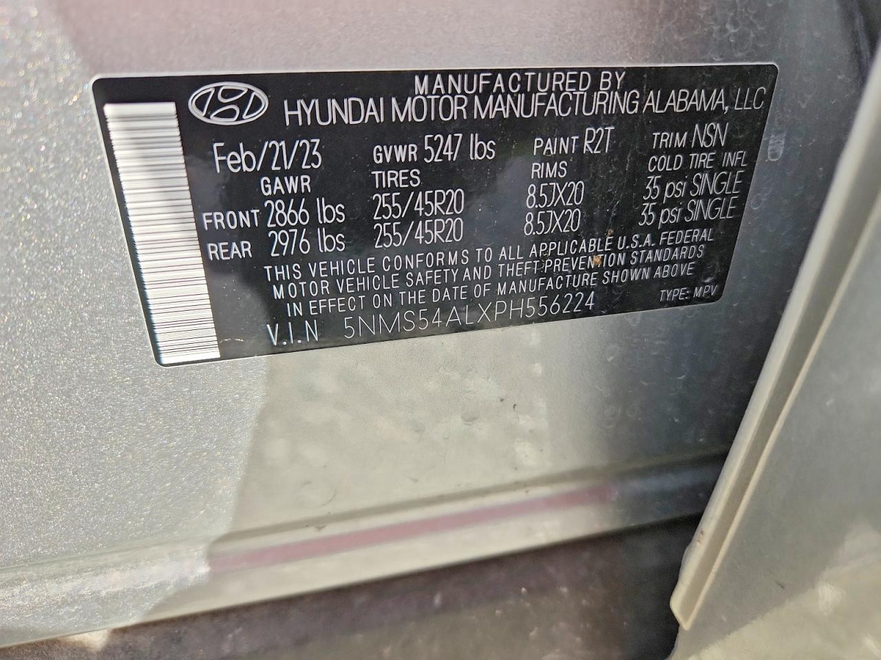 Hyundai SANTA FE Calligraphy