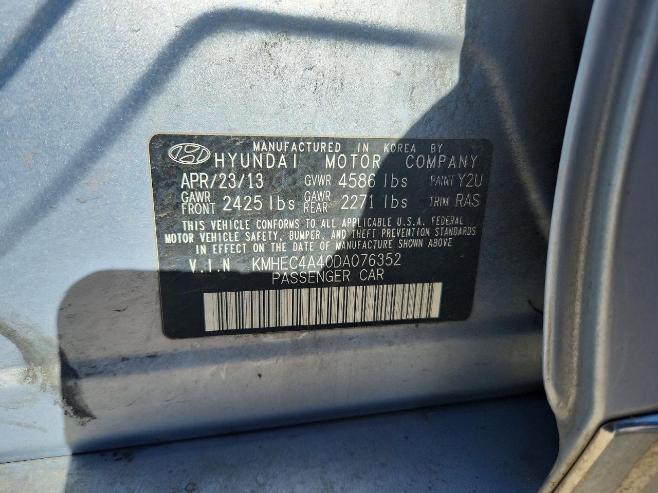Hyundai SONATA Hybrid