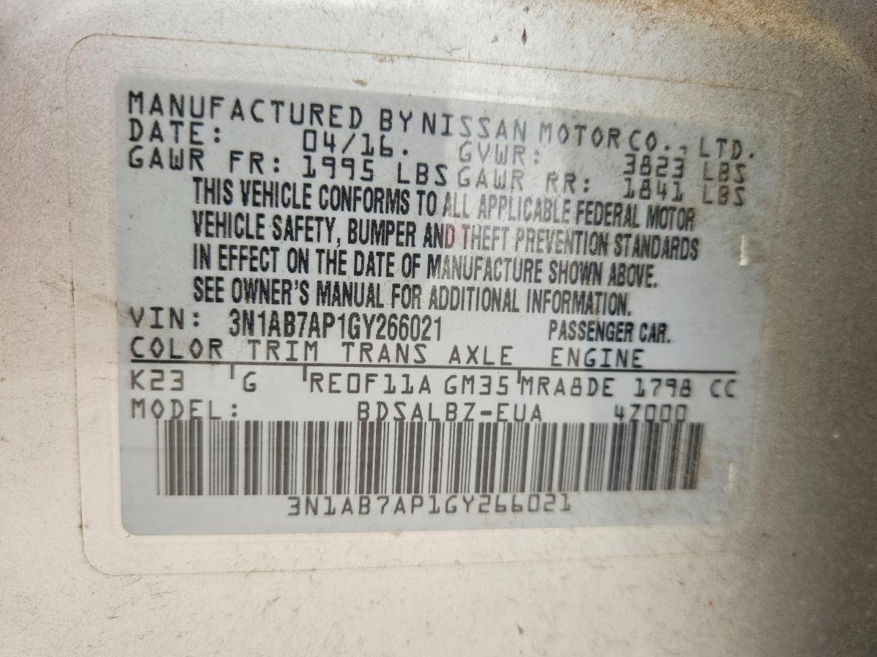 Nissan Sentra S