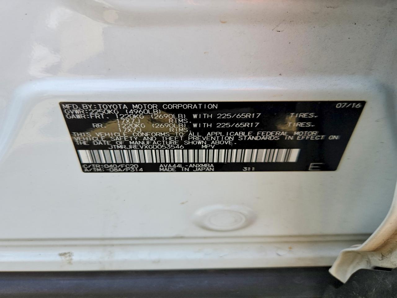 Toyota RAV4 Xle