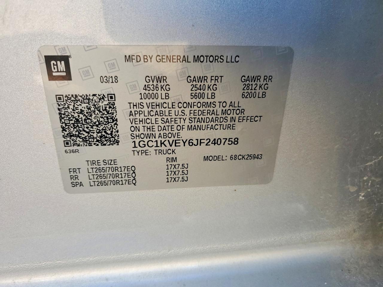 Chevrolet Silverado K2500 Heavy Duty Lt