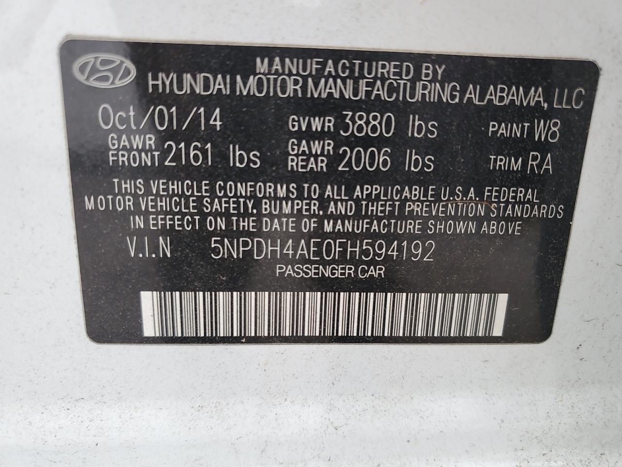 Hyundai ELANTRA Se