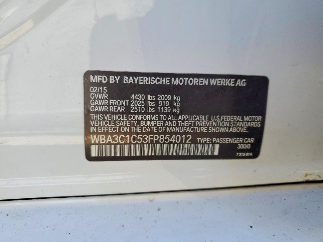 BMW 3 Series I Sulev