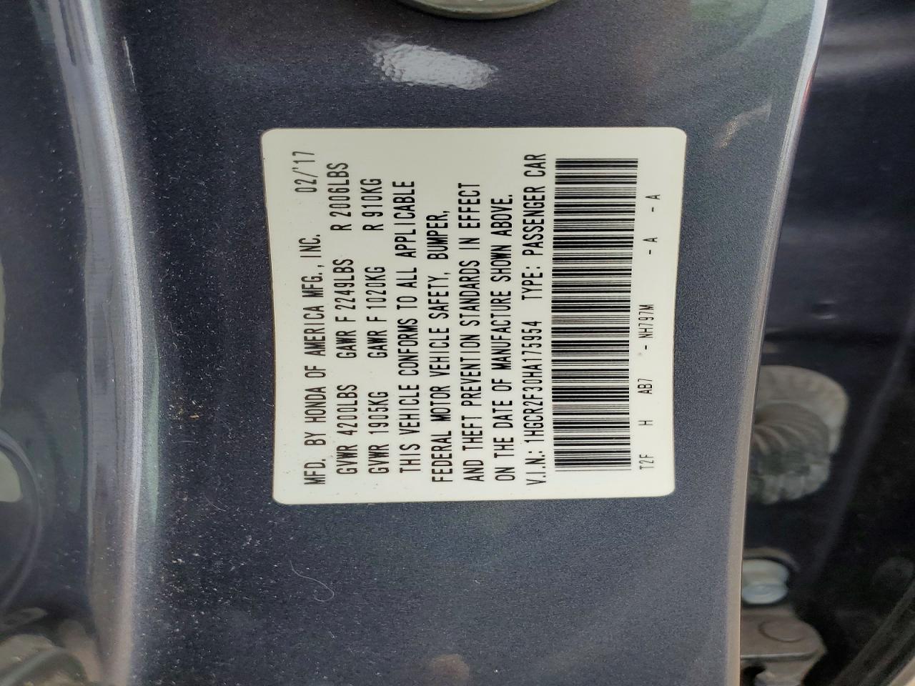 Honda Accord Lx