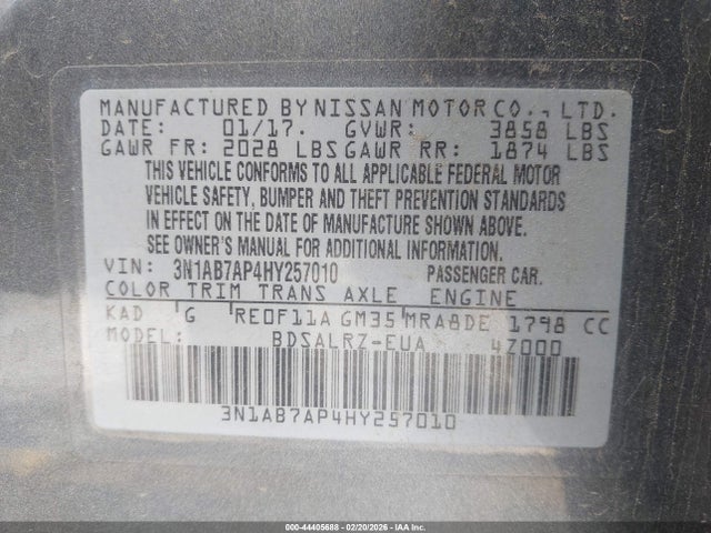 Nissan Sentra Sr