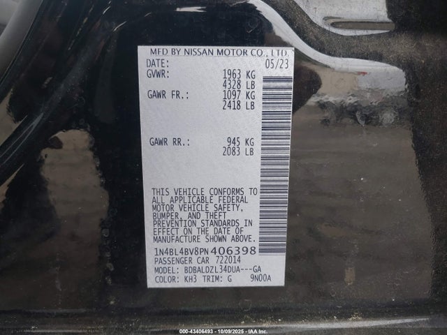 Nissan Altima S Fwd