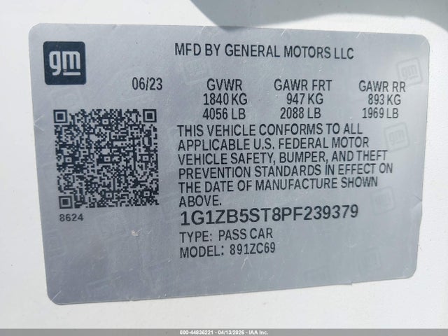 Chevrolet Malibu Fwd Ls