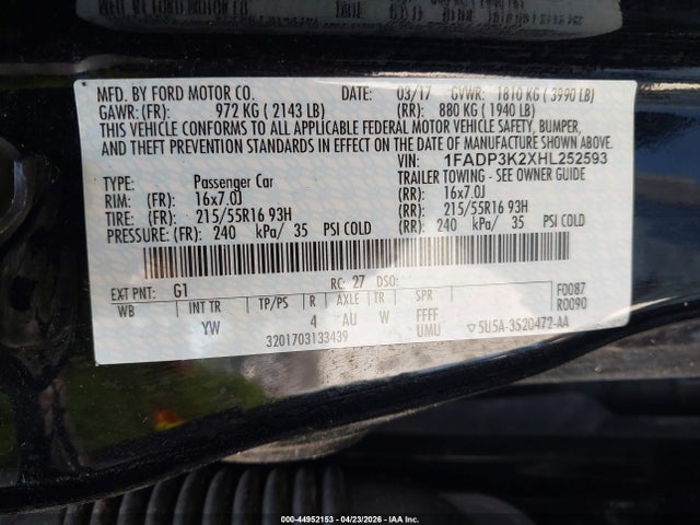 Ford Focus Se