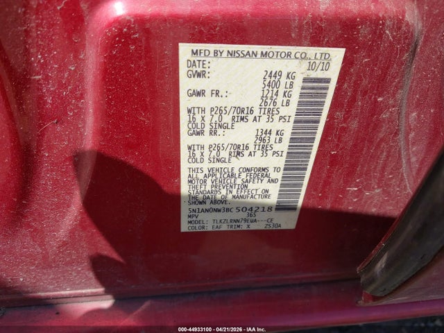 Nissan Xterra S