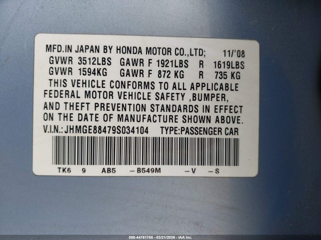 Honda Fit Sport