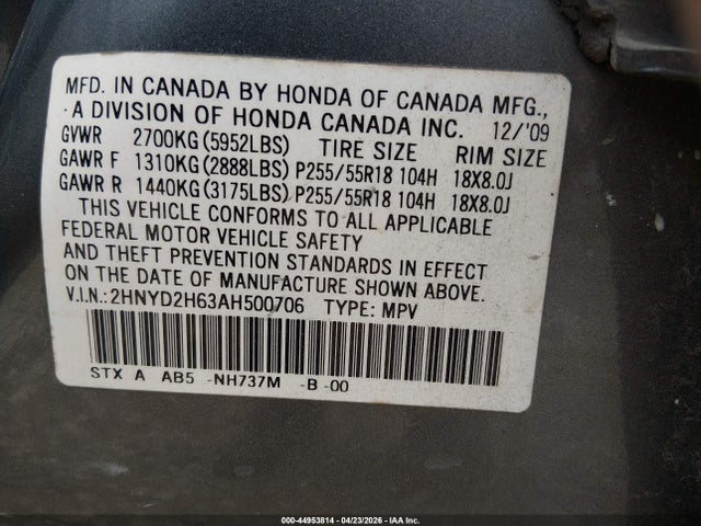 Acura MDX Technology Package