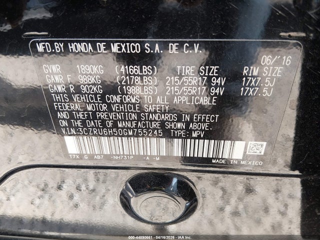 Honda HR-V Ex