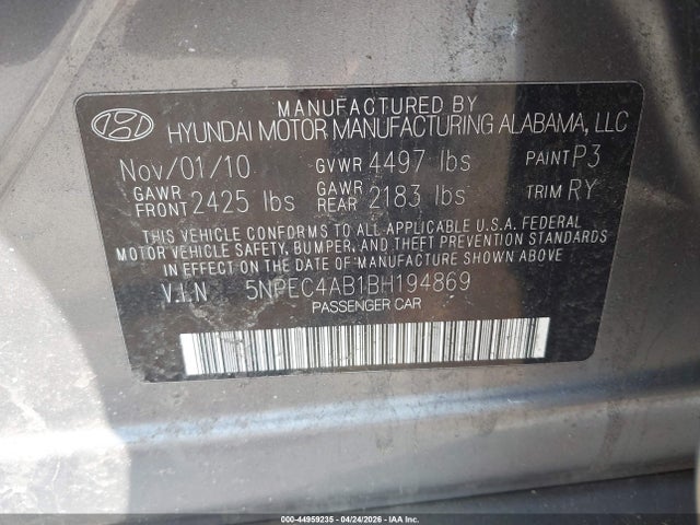 Hyundai SONATA Limited 2.0t