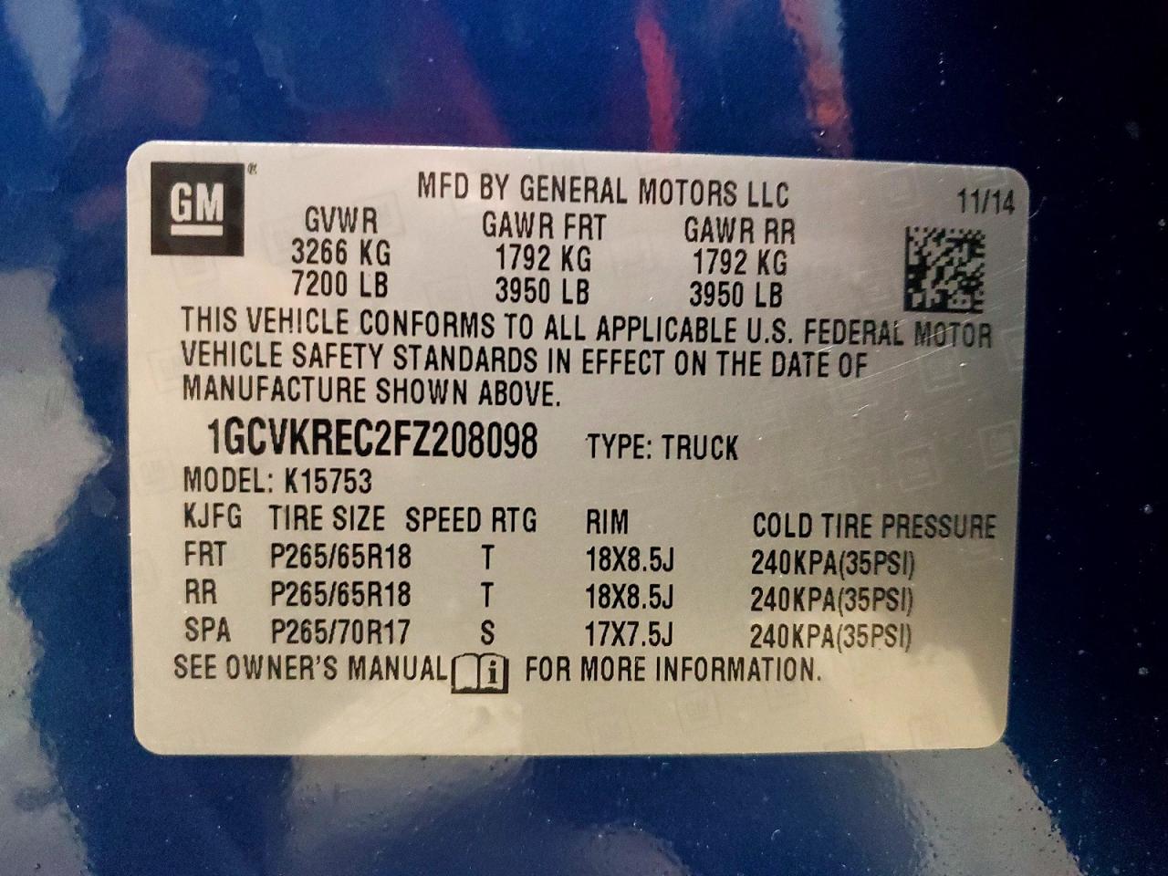 Chevrolet Silverado K1500 Lt