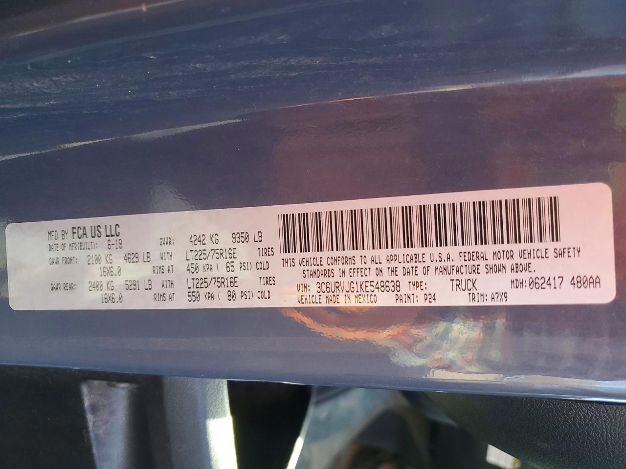 Ram Promaster 3500 High
