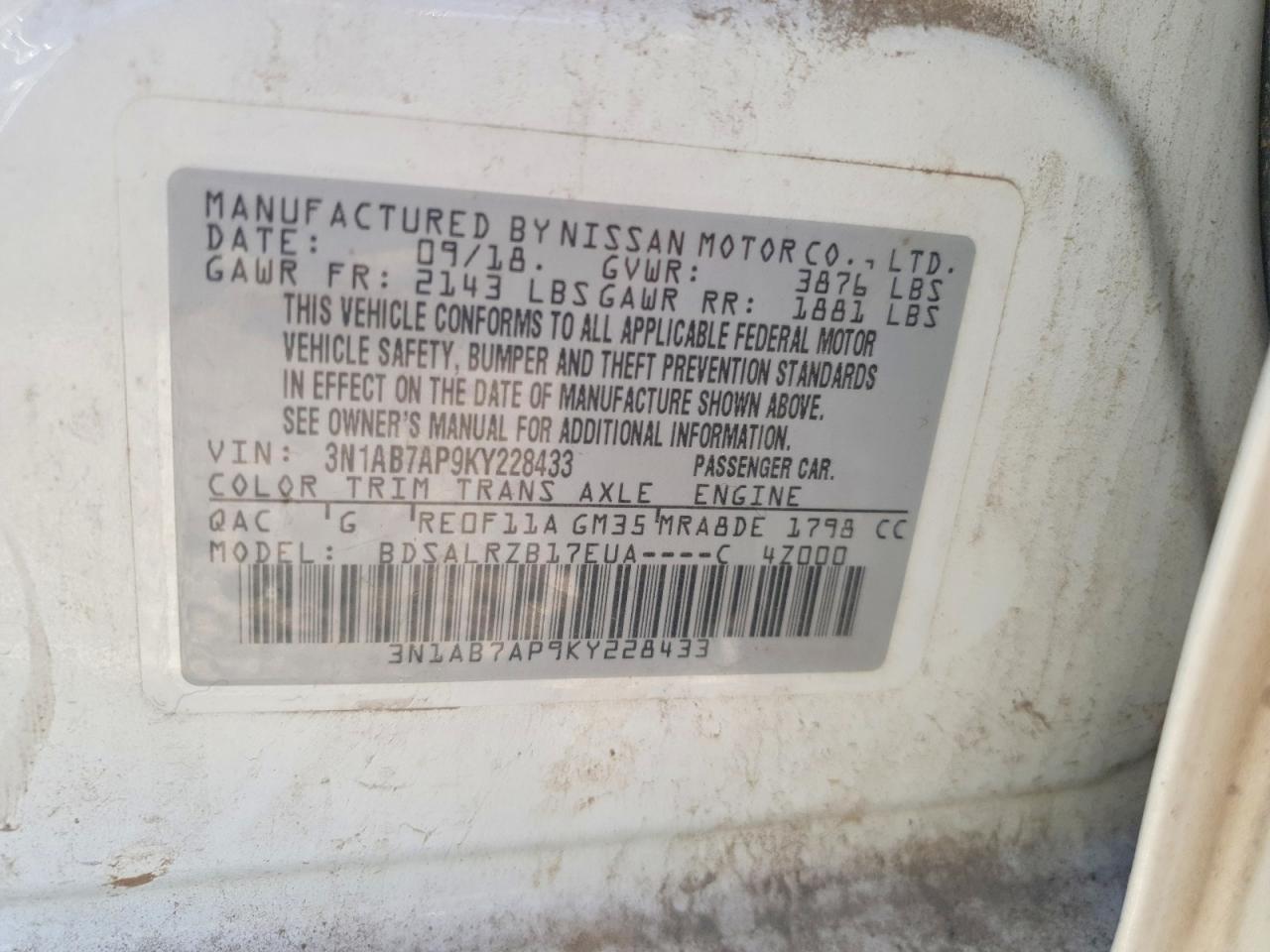 Nissan Sentra Sr