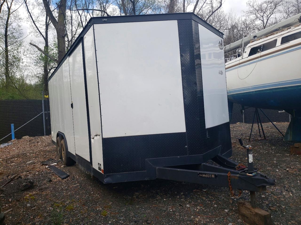 Salvage Covered Wagon Traile Other Image