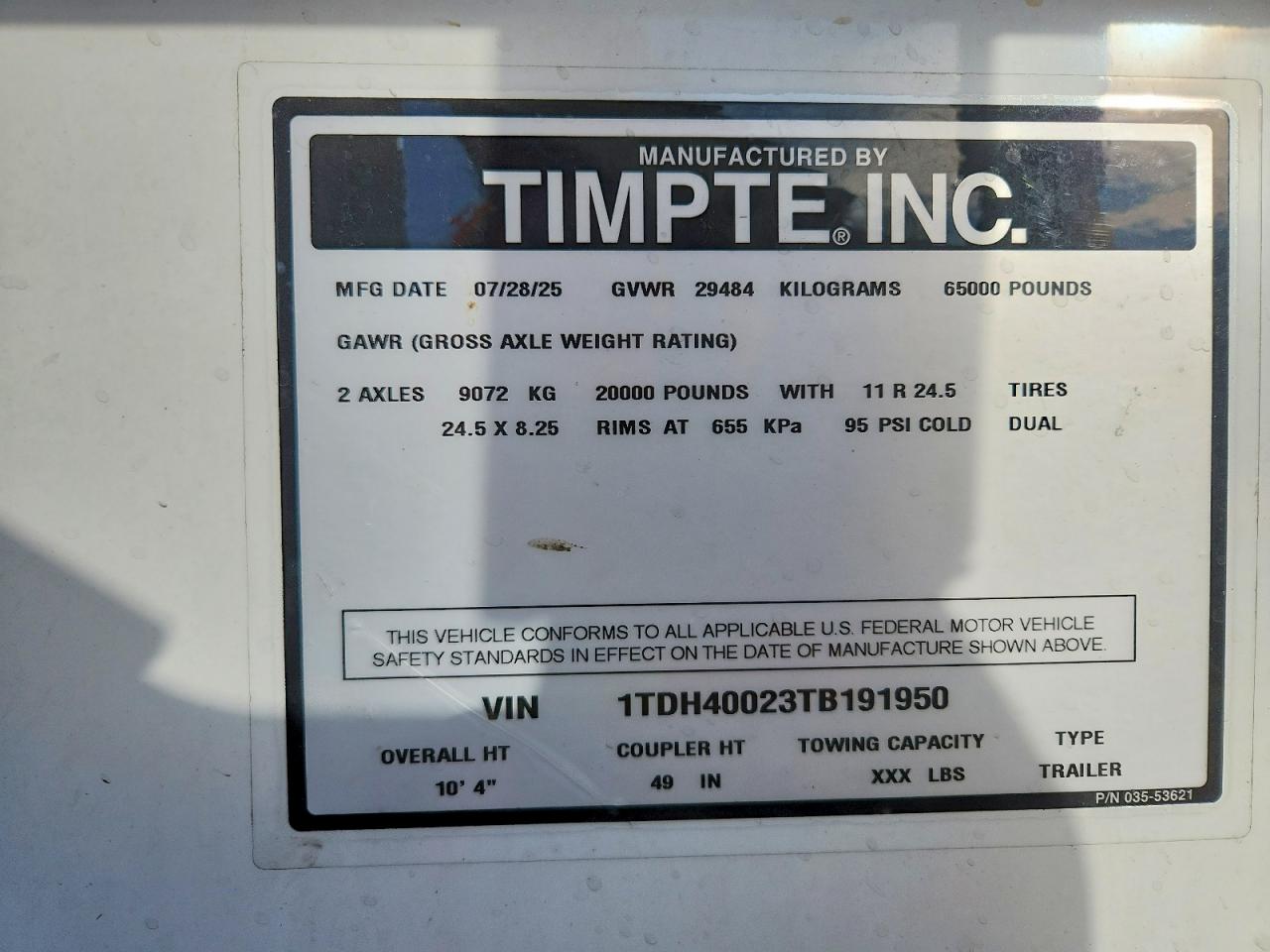 Timpte Constructi T2000