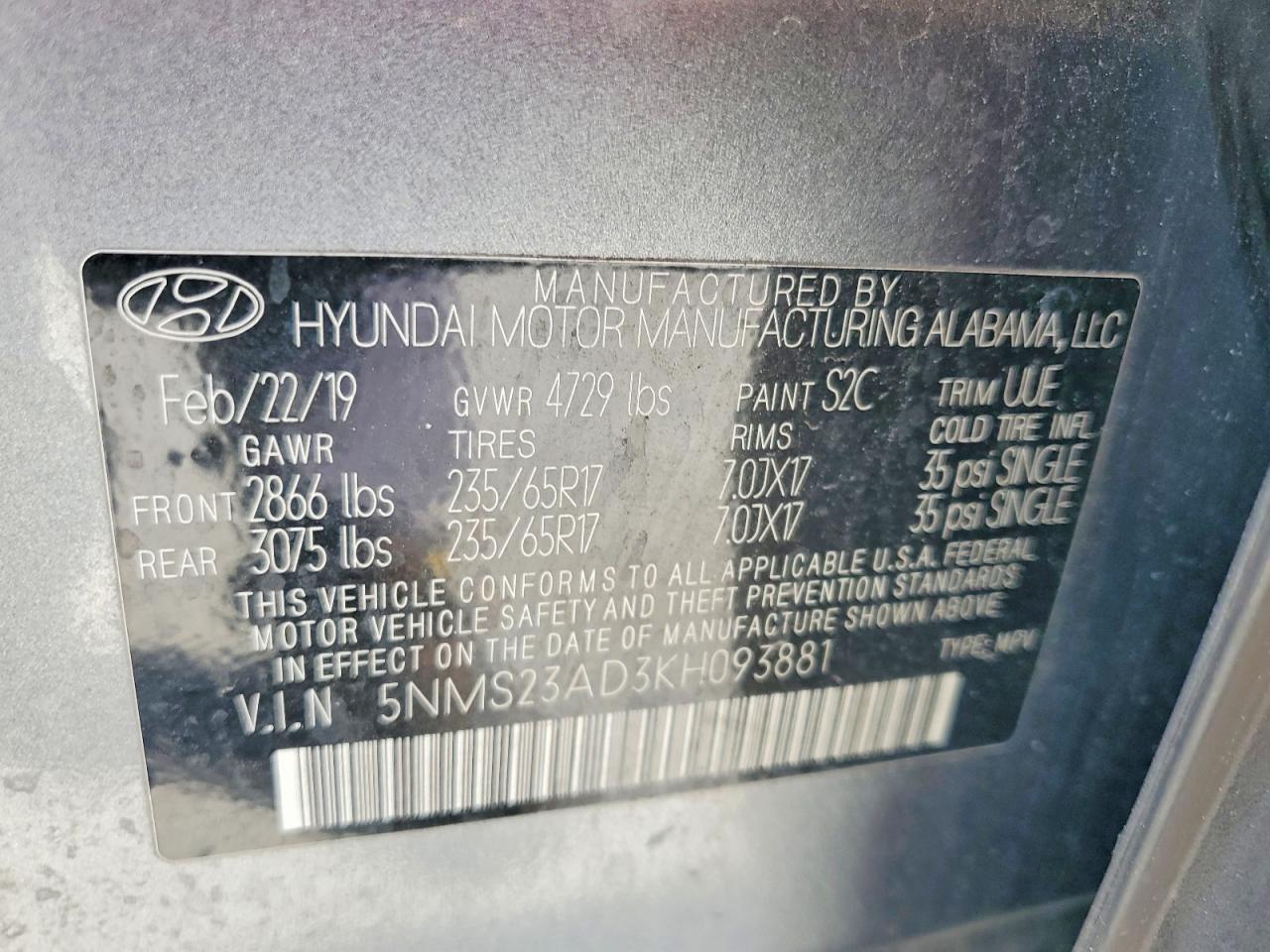 Hyundai SANTA FE Se