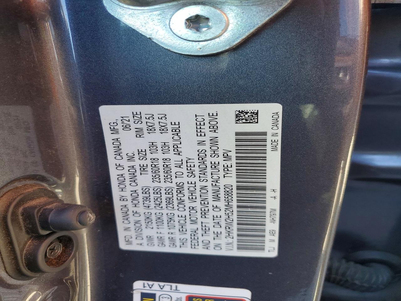 Honda Crv Ex