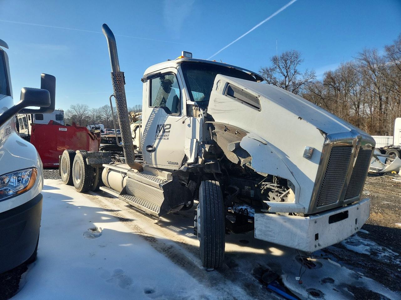 Salvage Kenworth Construction Image