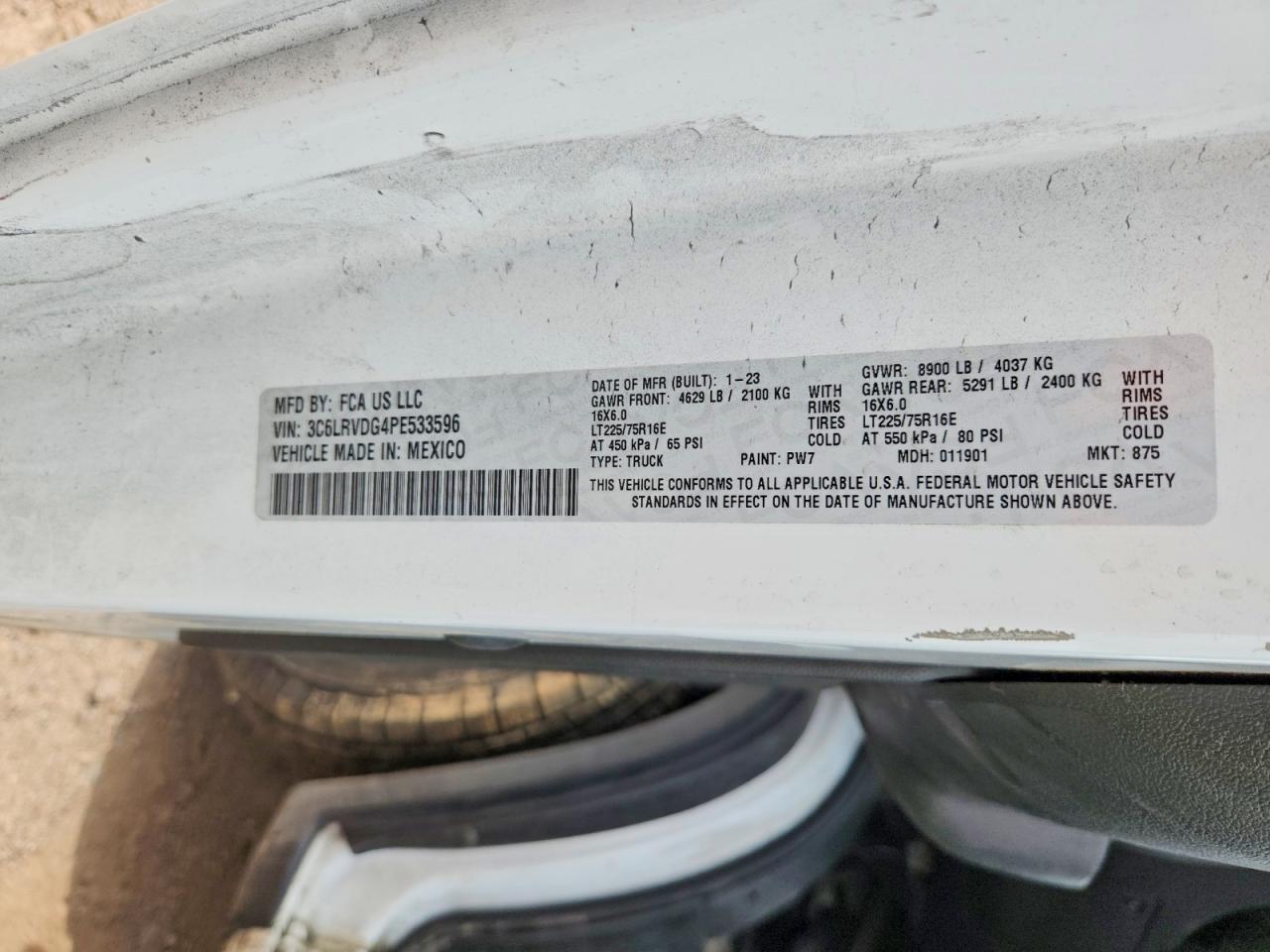 Ram Promaster 2500 High