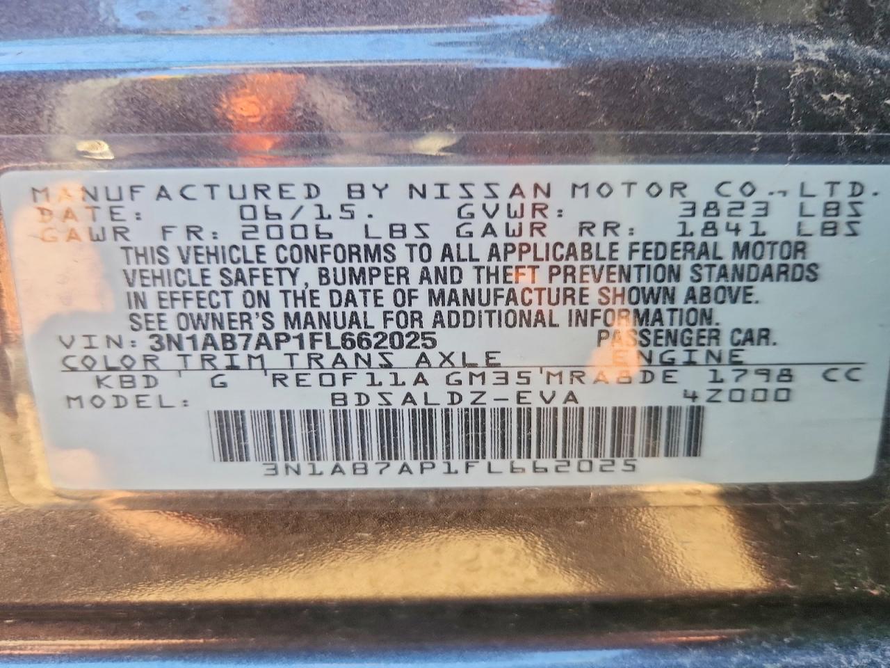 Nissan Sentra Sv