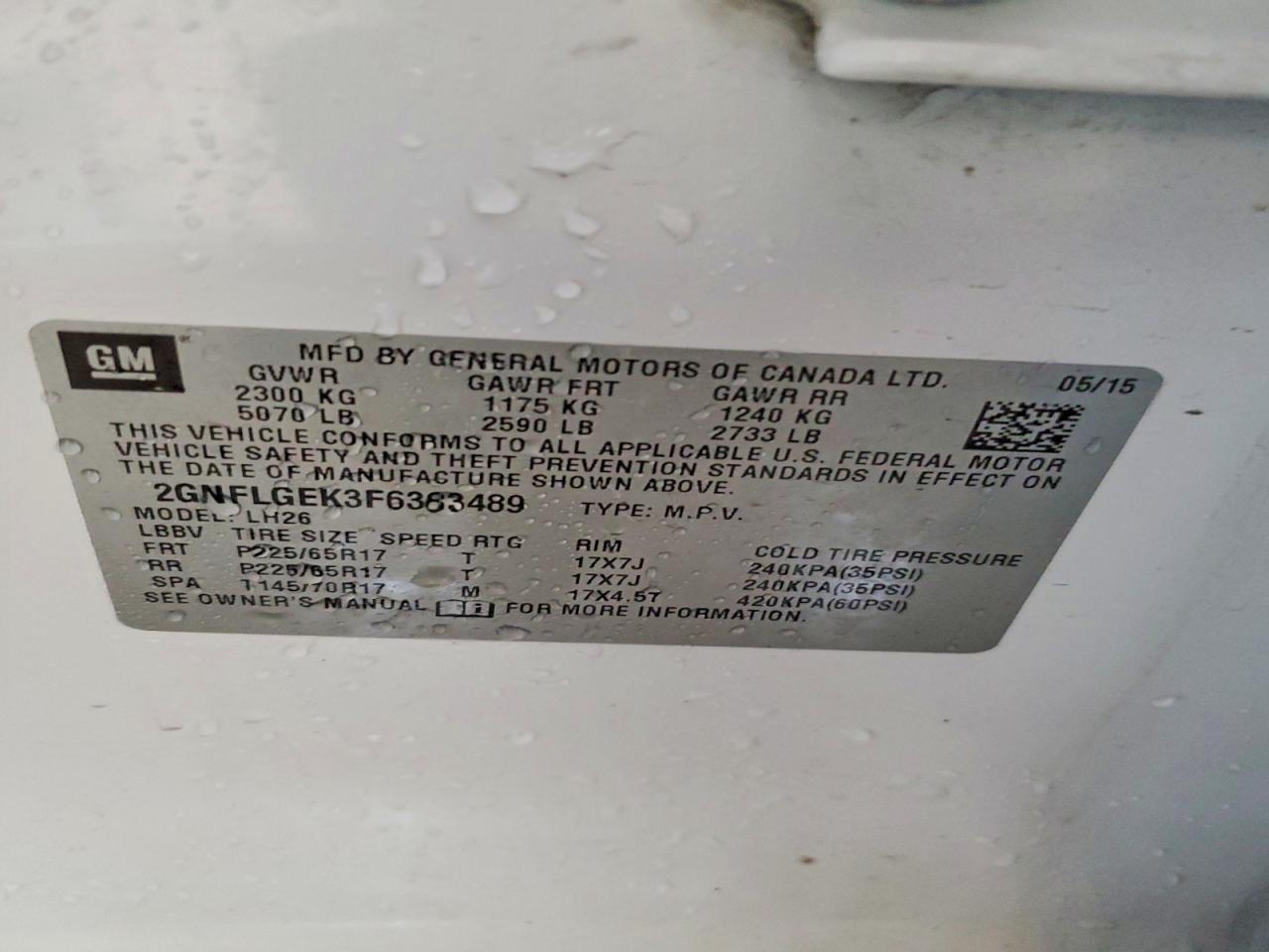 Chevrolet Equinox Lt