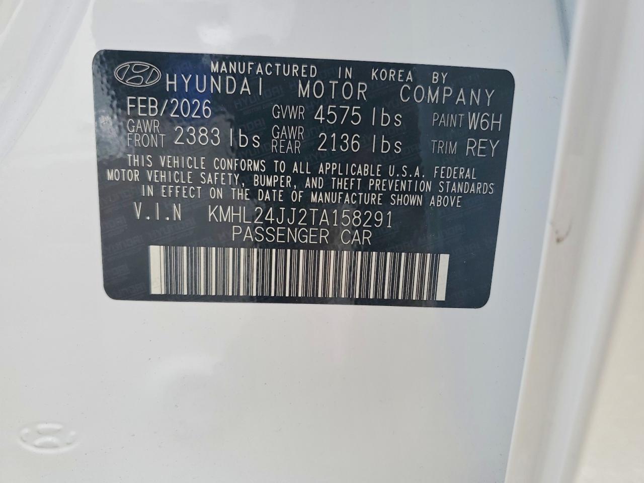 Hyundai SONATA Blue