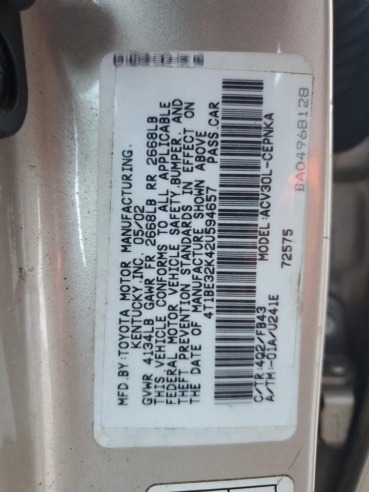 Toyota Camry Le