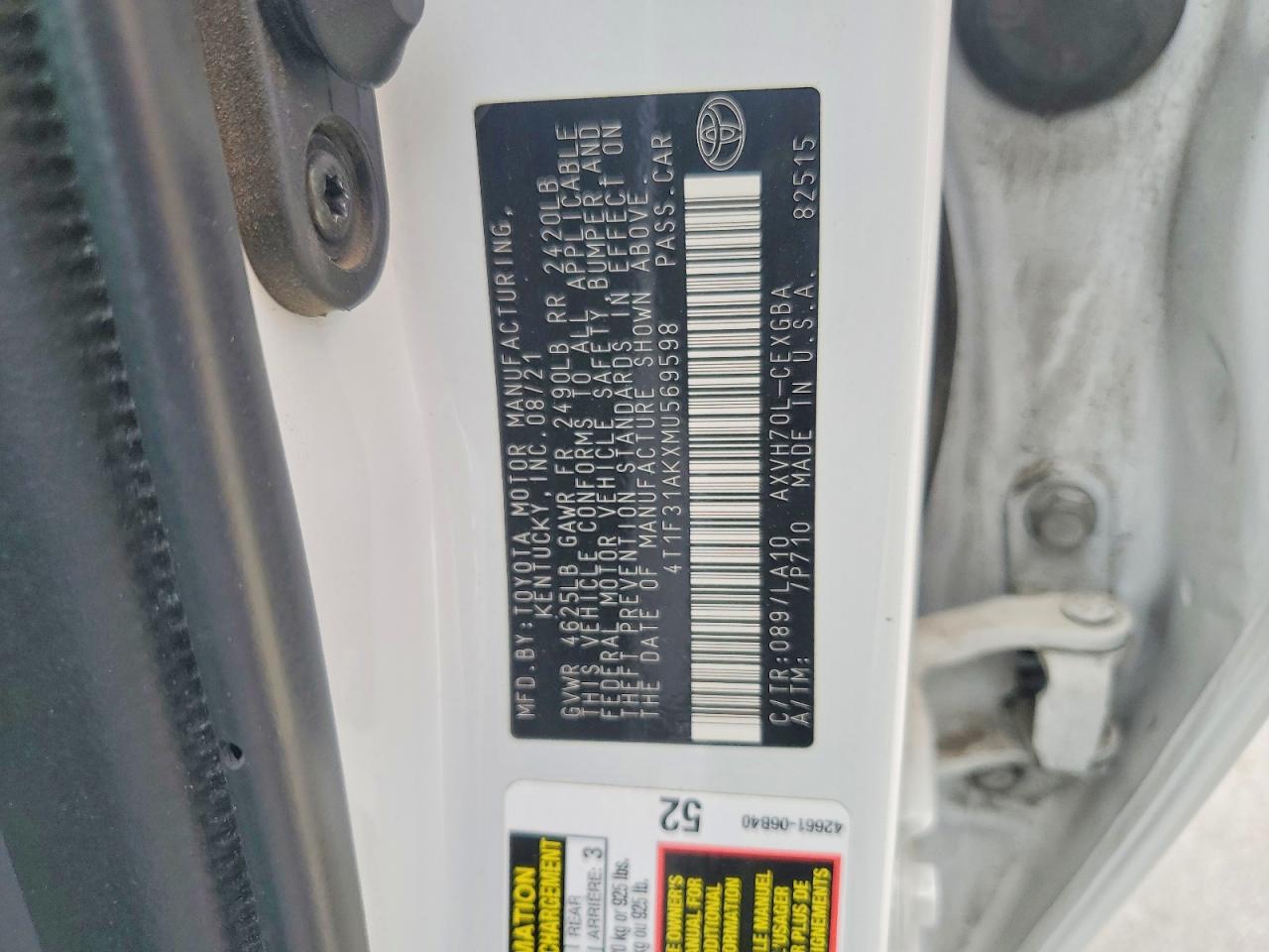 Toyota Camry Xle