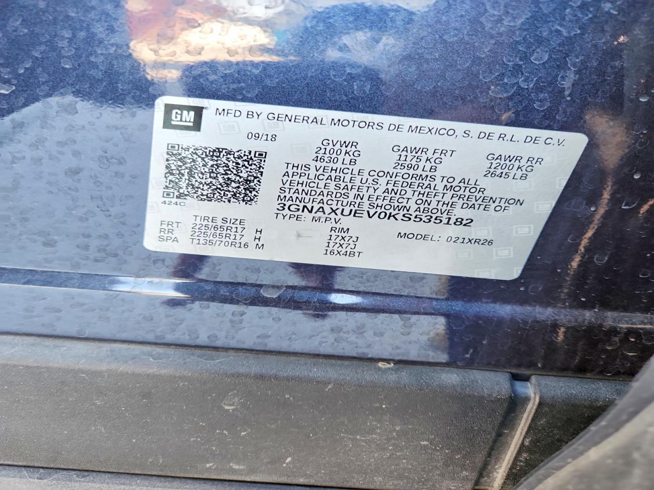 Chevrolet Equinox Lt
