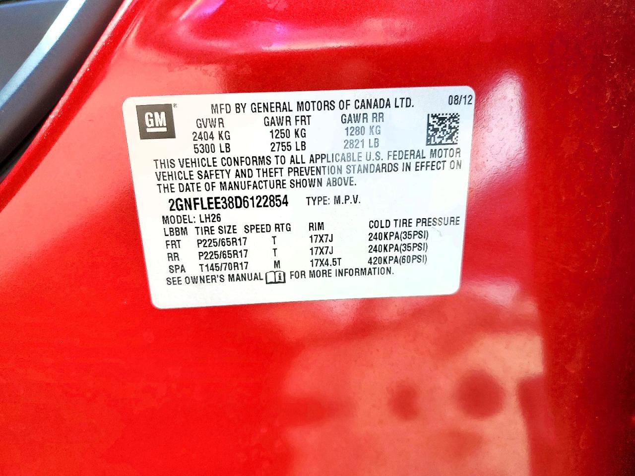 Chevrolet Equinox Lt