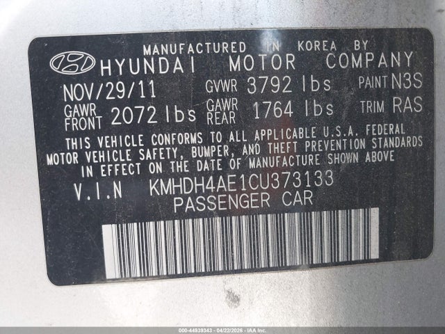 Hyundai ELANTRA Gls (ulsan Plant)