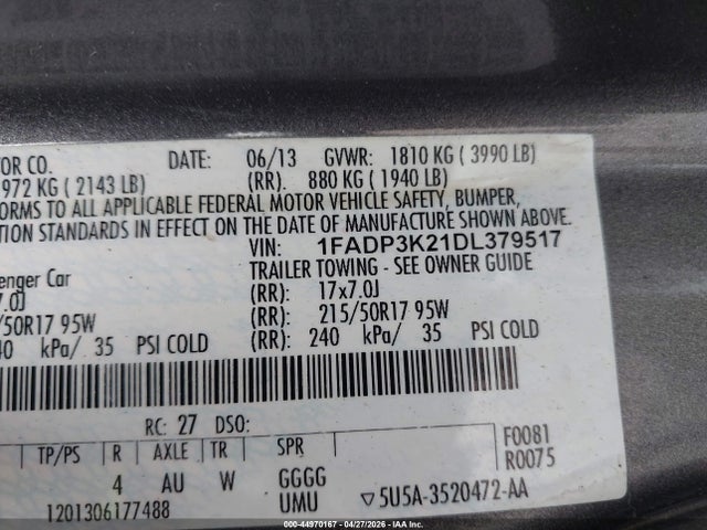 Ford Focus Se