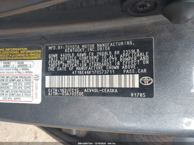 Toyota Camry Se