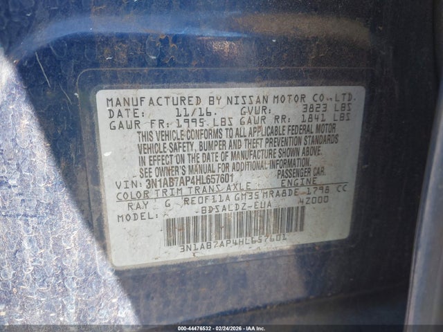 Nissan Sentra Sv